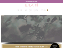 Tablet Screenshot of lolami.net